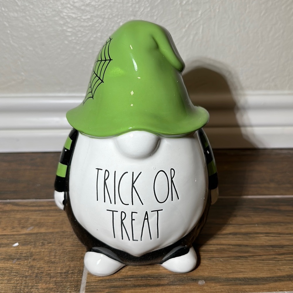 RAE DUNN Trick Or Treat Ceramic Gnome
